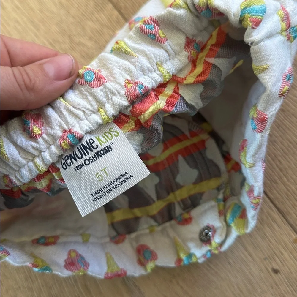 Genuine kids Colorful Ice Cream Print Kids Skirt 5T